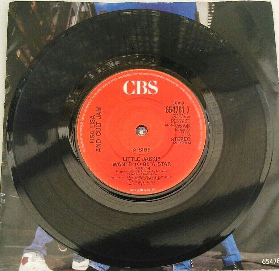 Lisa Lisa And Cult Jam - Little Jackie Wants To Be A Star 7" vinyl P/S VG/VG