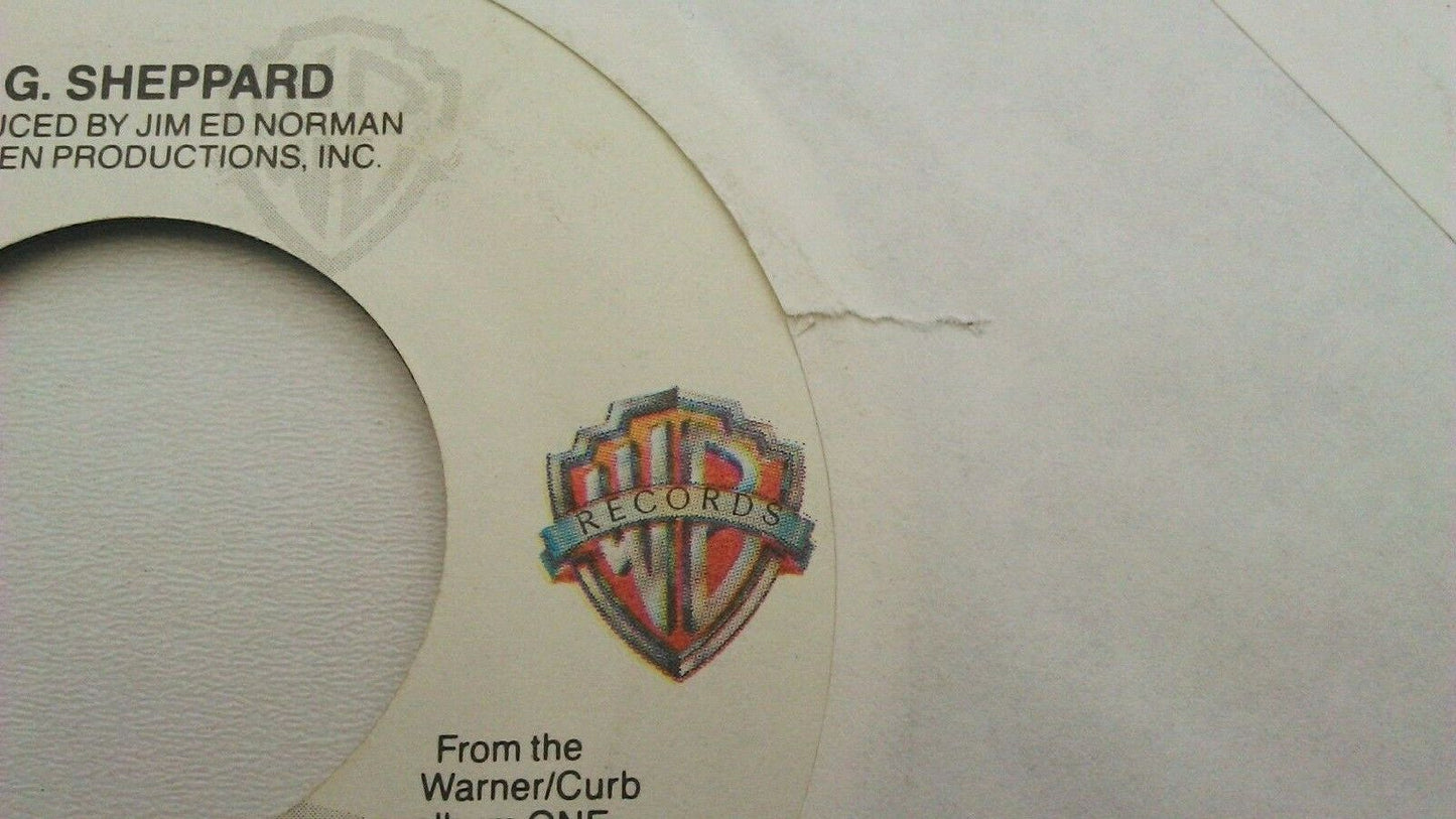 T. G. Sheppard – One Owner Heart (1984) 7" vinyl US single VG/- jukebox centre