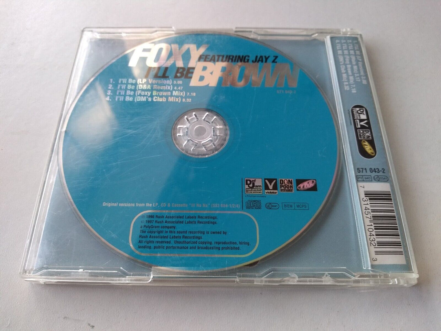 Foxy Brown – I'll Be (1997) CD single