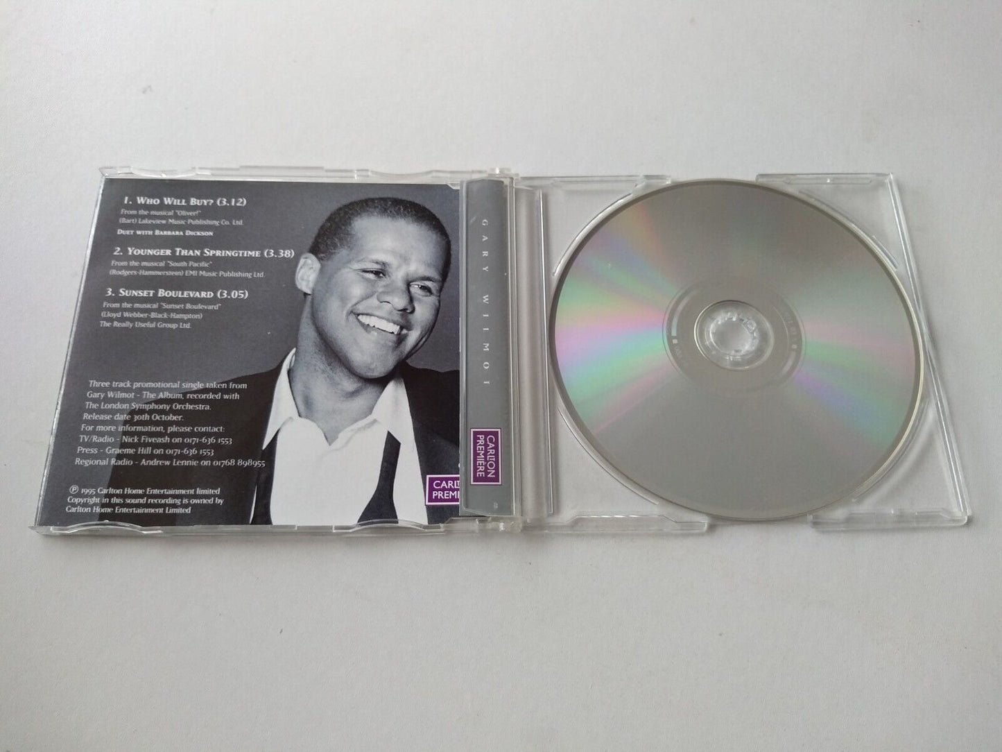 Gary Wilmot – Gary Wilmot With The London Symphony Orchestra (1995) CD promo