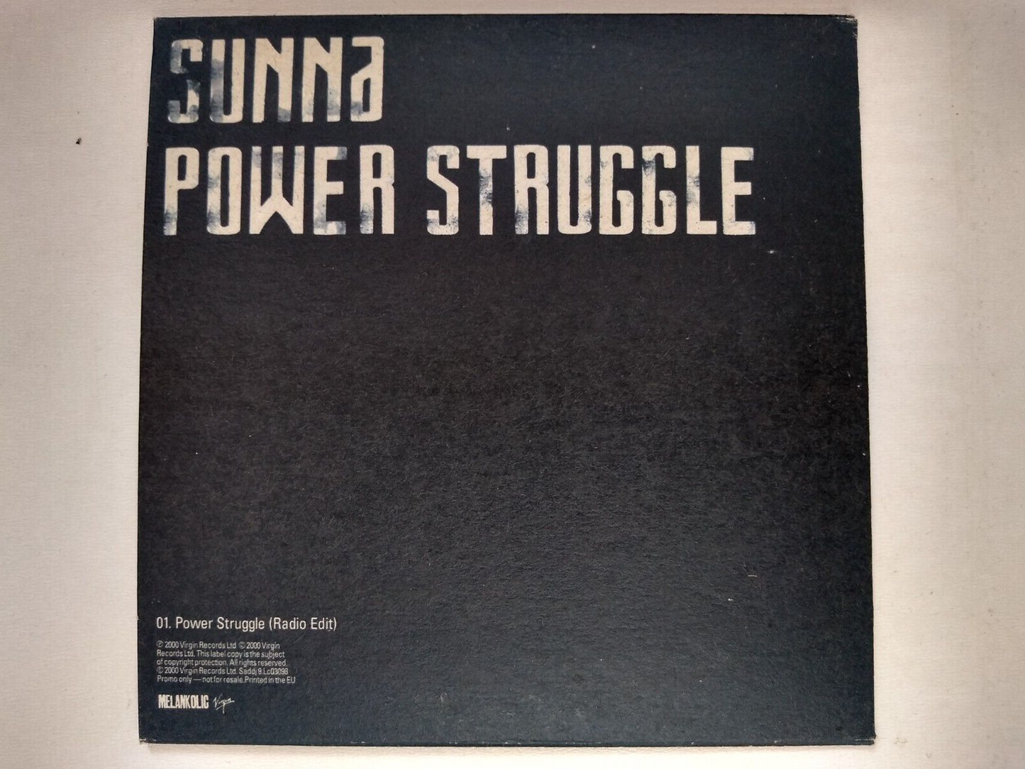 Sunna - Power Struggle (2000) DJ CD promo