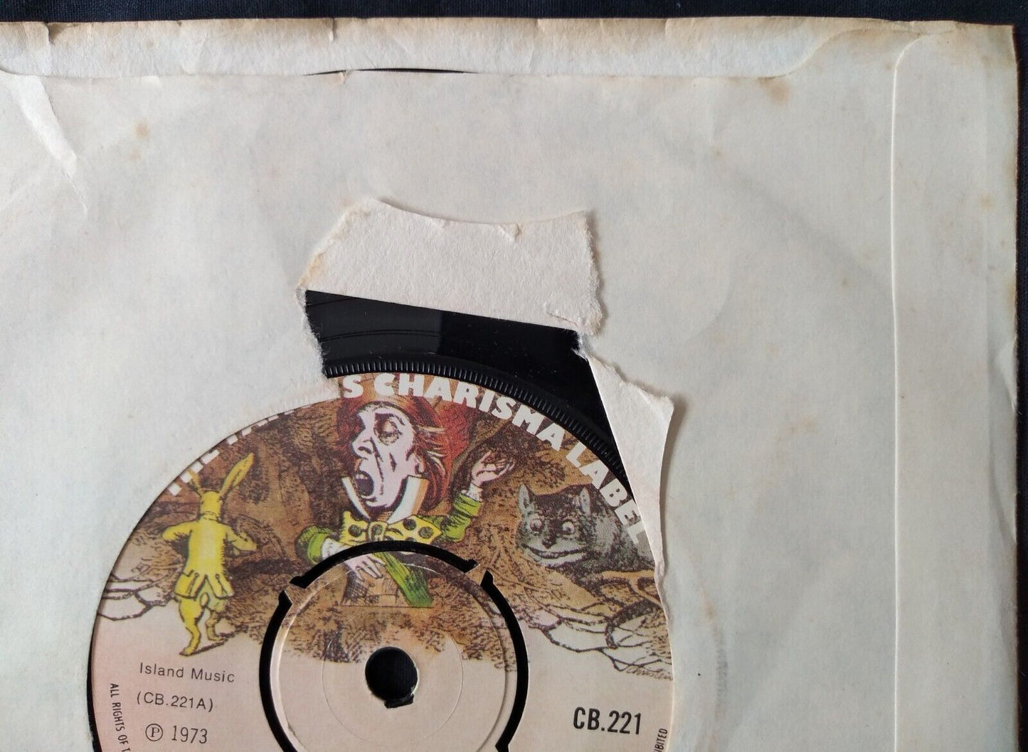 Clifford T. Ward - Scullery (Charisma 1973) 7" vinyl single VG/G+