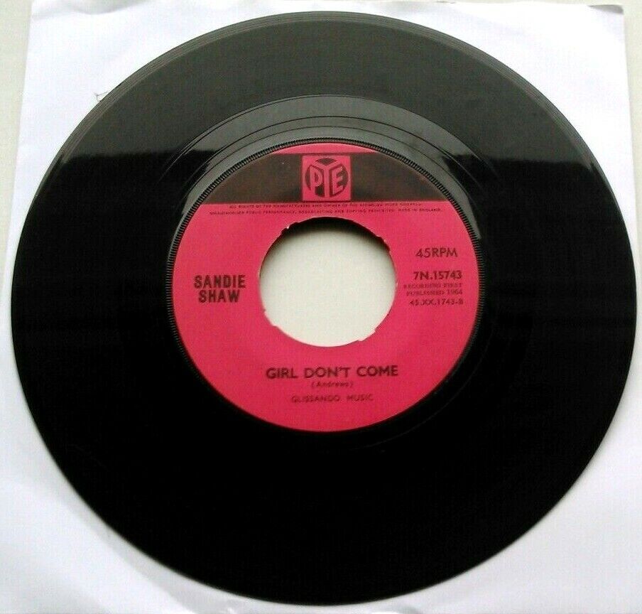 Sandie Shaw - I'd Be Far Better Off Without You (Pye 1964) 7" vinyl single VG/-