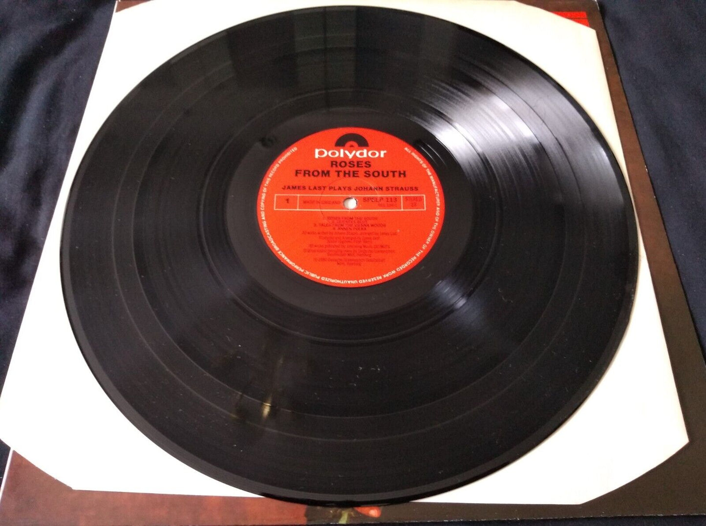James Last – Roses From The South - James Last Plays Johann Strauss 12" LP VG