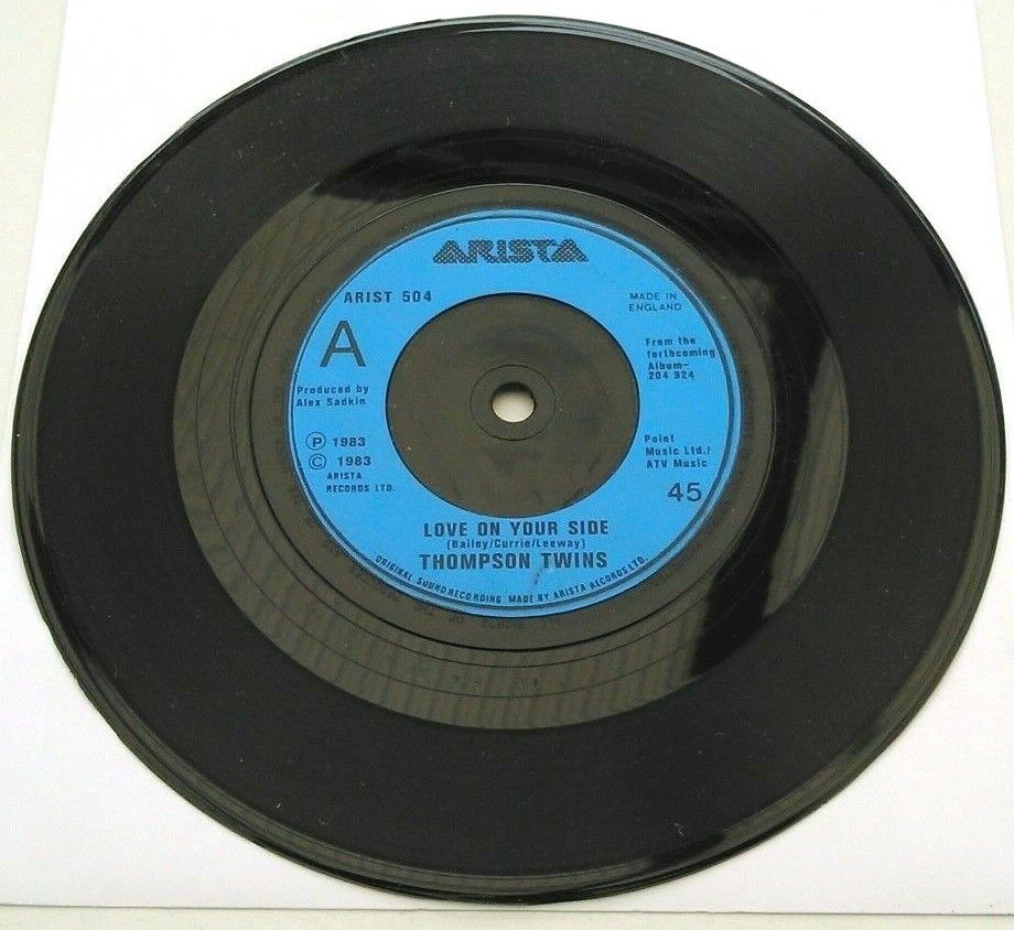 Thompson Twins - Love On Your Side (Arista, 1983) 7" vinyl P/S single VG/VG