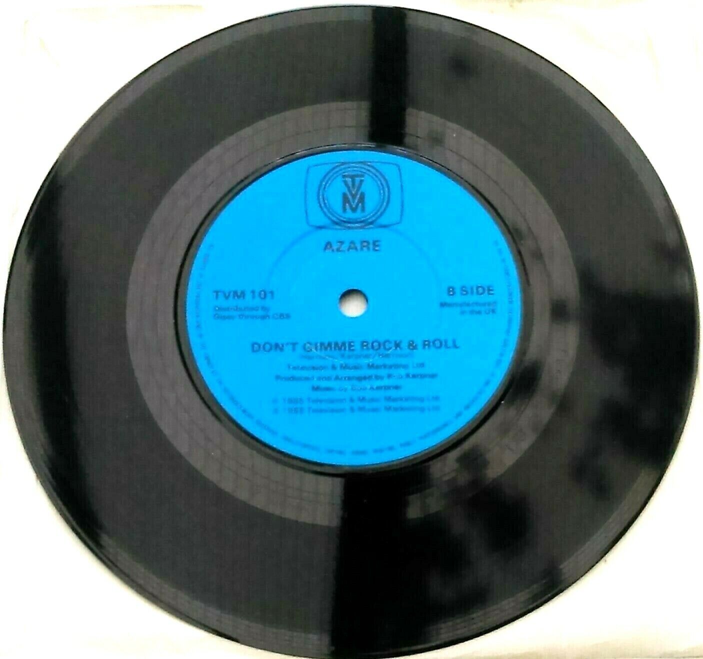 Azare – Love's Gone (TVM 1985) 7" vinyl single VG/-