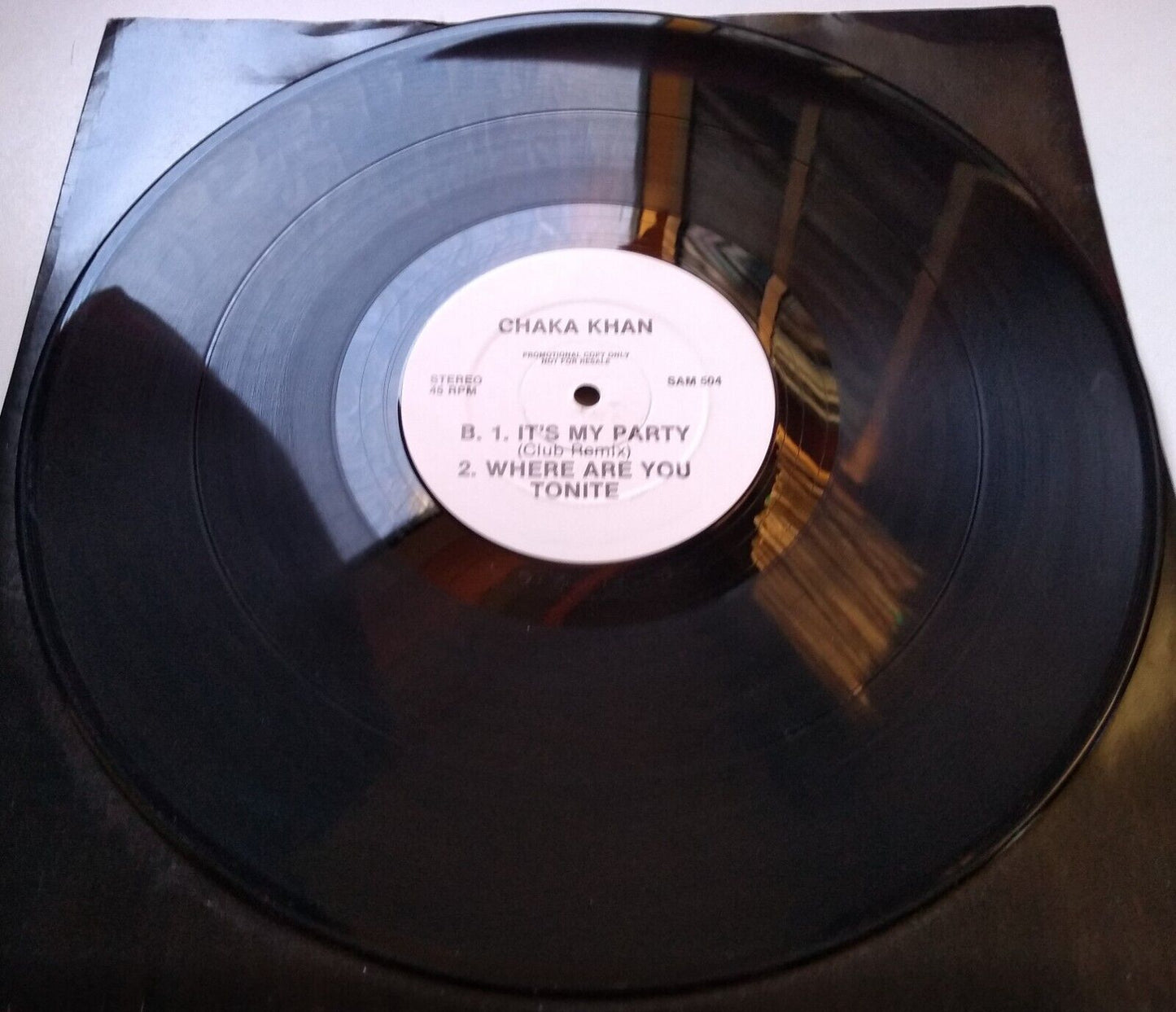 Chaka Khan - It's My Party (Warner 1988) 12" vinyl single VG/VG promo