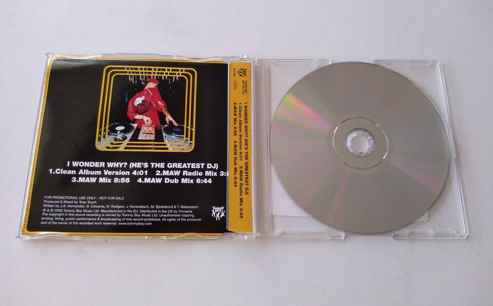 Tony Touch Feat. Total – I Wonder Why? (He's The Greatest DJ) (2000) CD promo