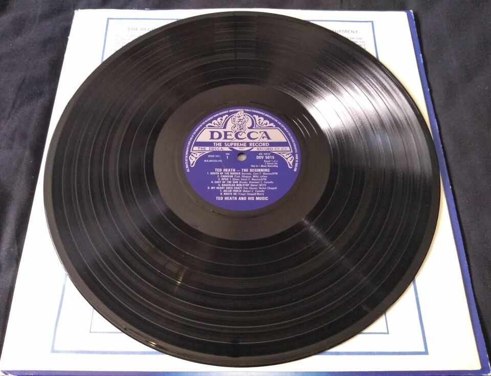 Ted Heath And His Music – The Beginning (Decca) 2x12" vinyl LP VG/VG