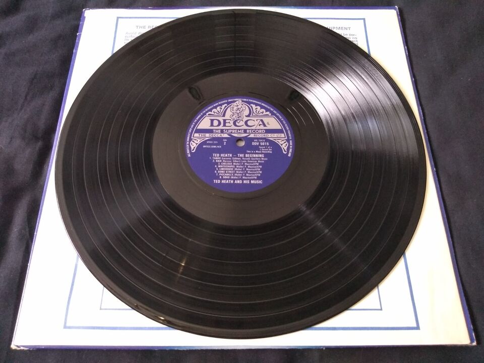 Ted Heath And His Music – The Beginning (Decca) 2x12" vinyl LP VG/VG