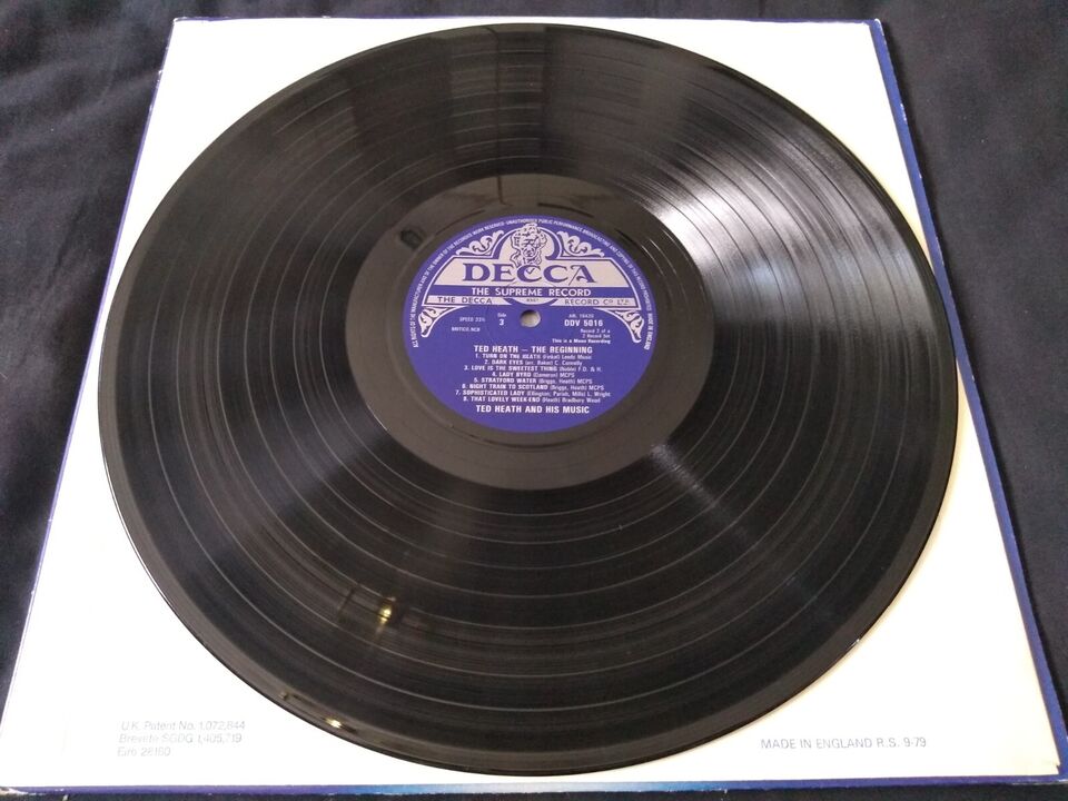Ted Heath And His Music – The Beginning (Decca) 2x12" vinyl LP VG/VG