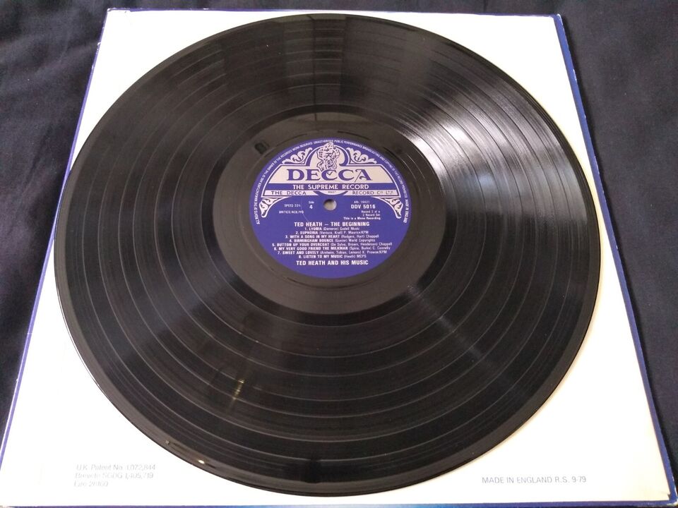 Ted Heath And His Music – The Beginning (Decca) 2x12" vinyl LP VG/VG
