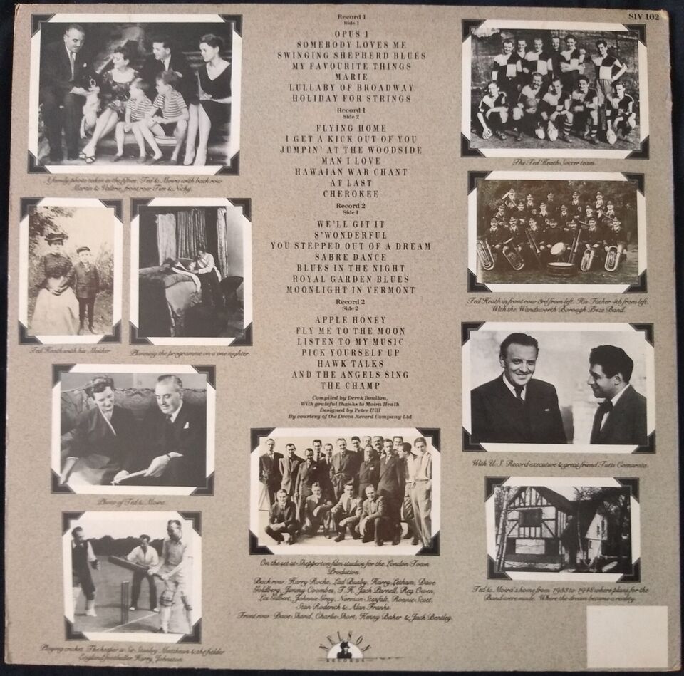 Ted Heath And His Music – The Golden Age Of Ted Heath (1985) 2x12" vinyl LP VG