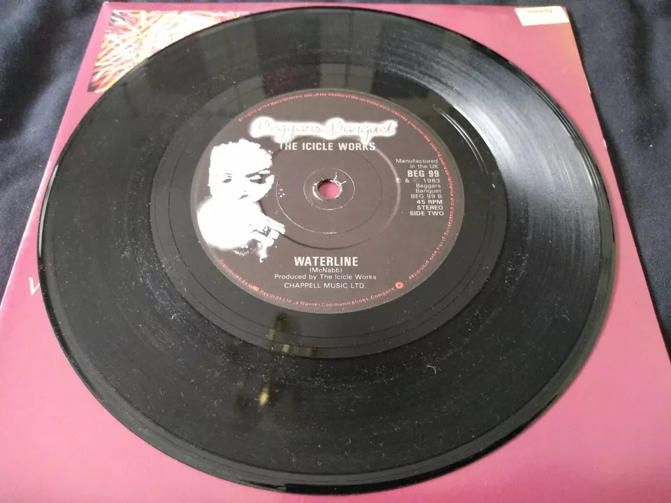The Icicle Works – Love Is A Wonderful Colour (Beggars 1983) 7" vinyl single VG