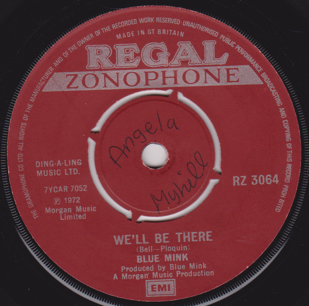 Blue Mink - Stay With Me (Regal Zonophone 1972) 7" vinyl single VG/-