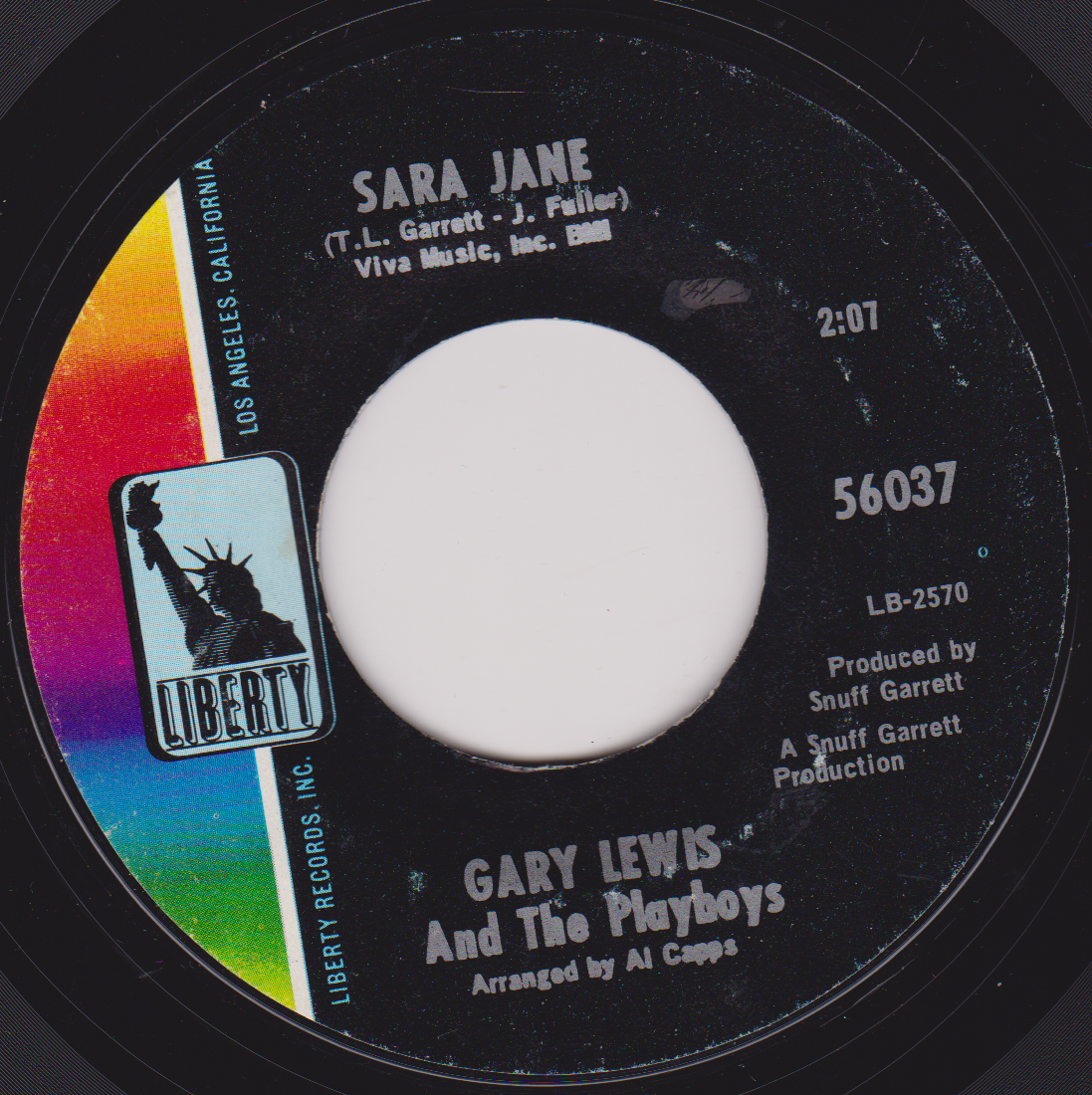 Gary Lewis And The Playboys – Sealed With A Kiss (Liberty 1968) 7" US vinyl single VG/- jukebox