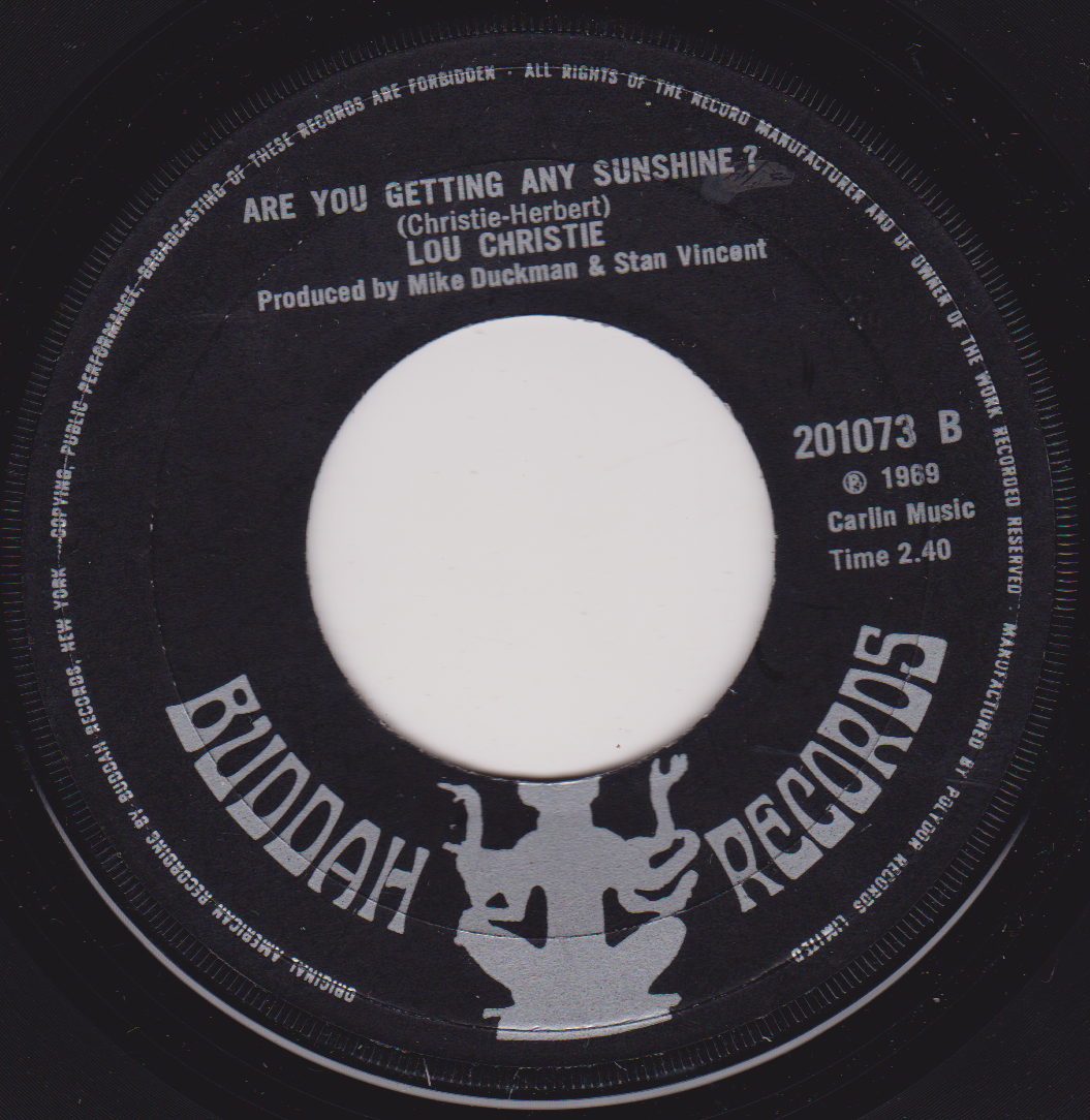 Lou Christie – She Sold Me Magic (Buddah 1969) 7" vinyl single VG/- jukebox