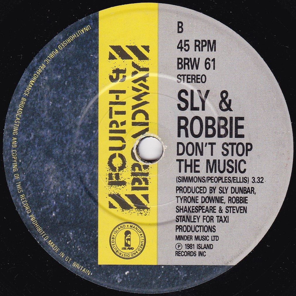 Sly & Robbie – Boops (Here To Go) (1987) 7" vinyl single G+/-