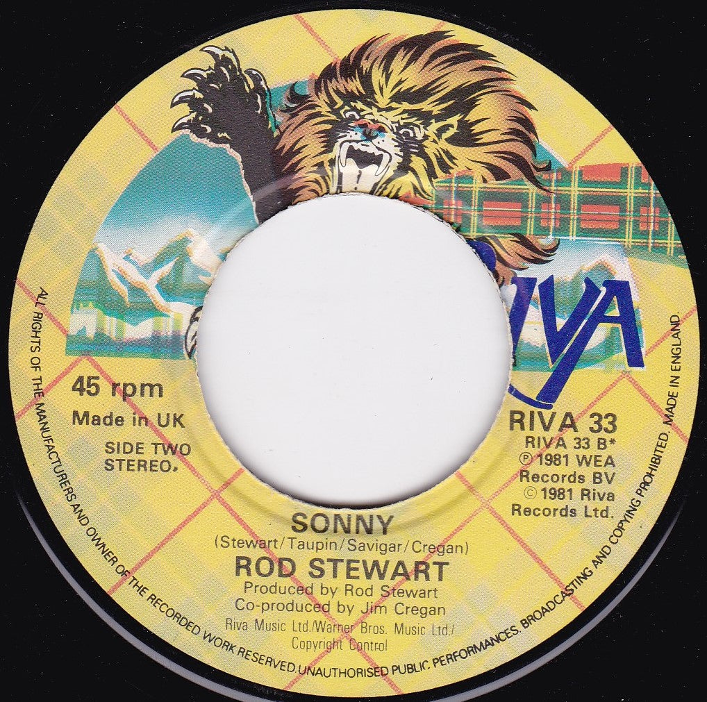 Rod Stewart – Tonight I'm Yours (Riva 1981) 7" vinyl single VG/- jukebox