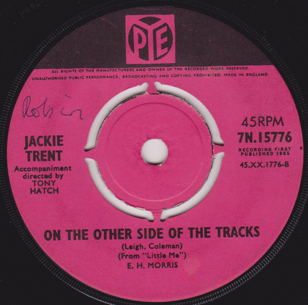 Jackie Trent – Where Are You Now (Pye 1965) 7" vinyl single VG/-