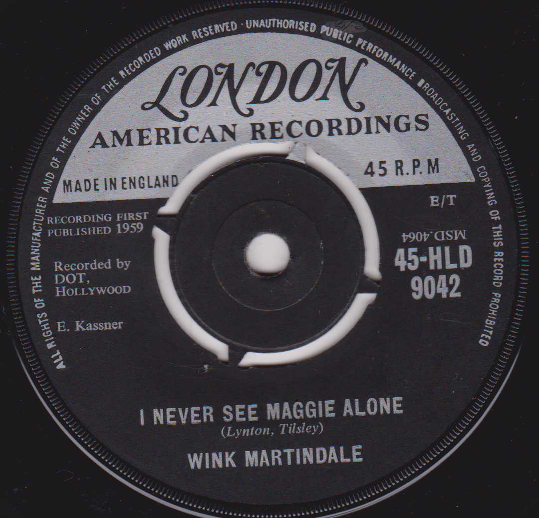 Wink Martindale – Life Gets Tee-Jus Don't It? (London 1959) 7" vinyl single G+/-