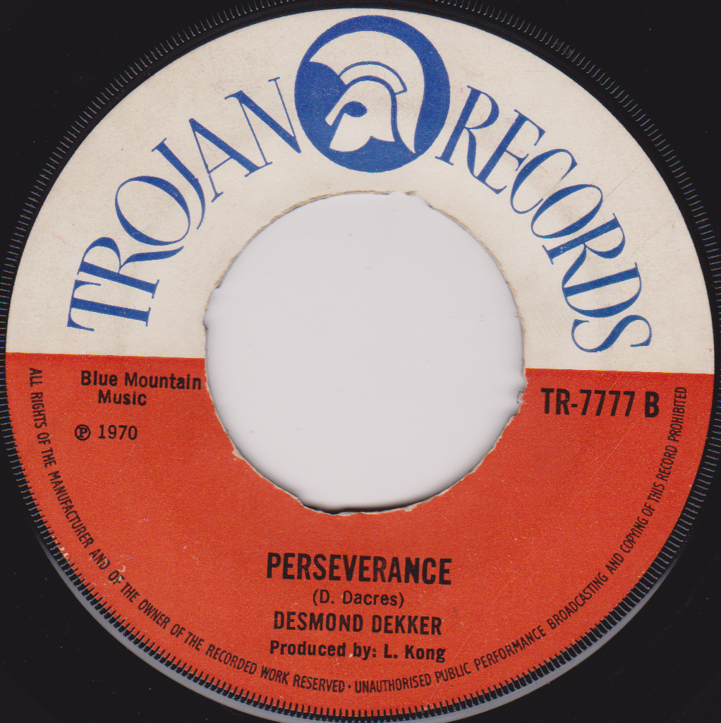 Desmond Dekker – You Can Get It If You Really Want (Trojan 1970) 7" vinyl single G+/- jukebox centre