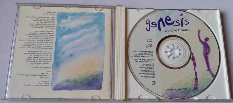 Genesis - We Can't Dance CD album