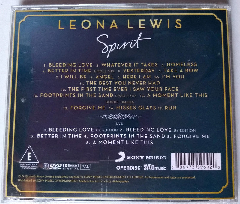 Leona Lewis - Spirit CD+DVD album