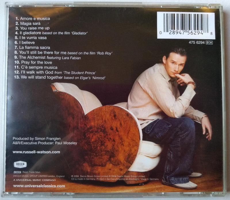 Russell Watson - Amore Musica CD album