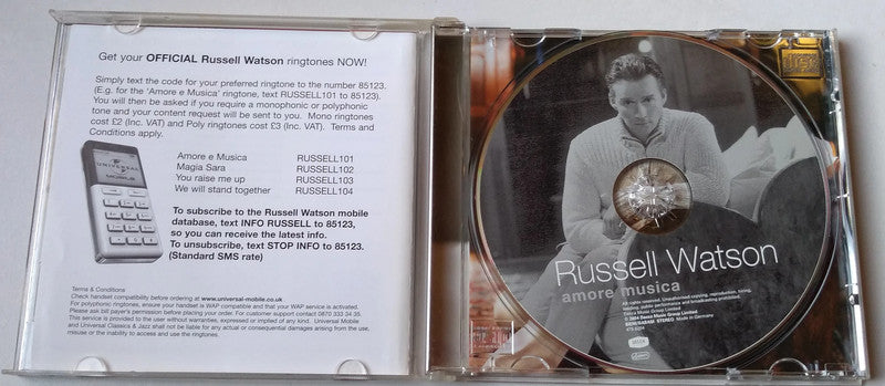 Russell Watson - Amore Musica CD album