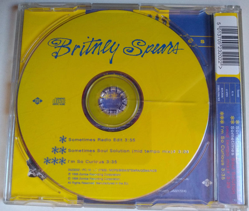 Britney Spears - Sometimes CD single