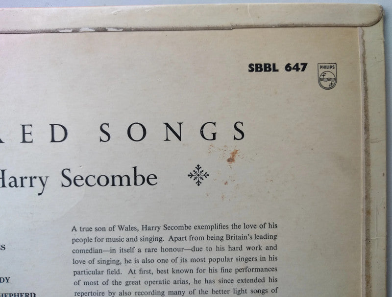 Harry Secombe - Sacred Songs LP