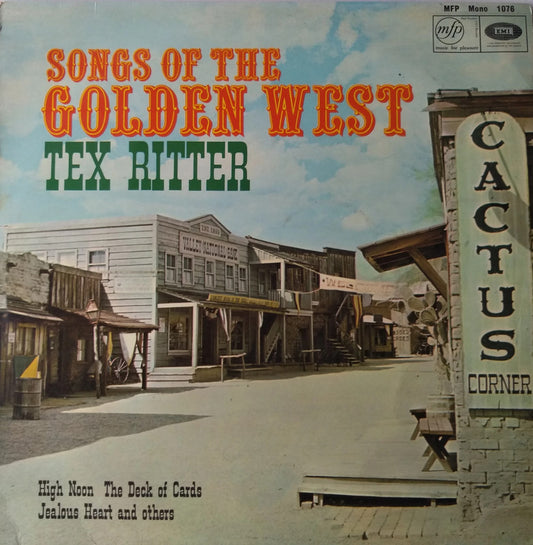 Tex Ritter - Songs Of The Golden West LP