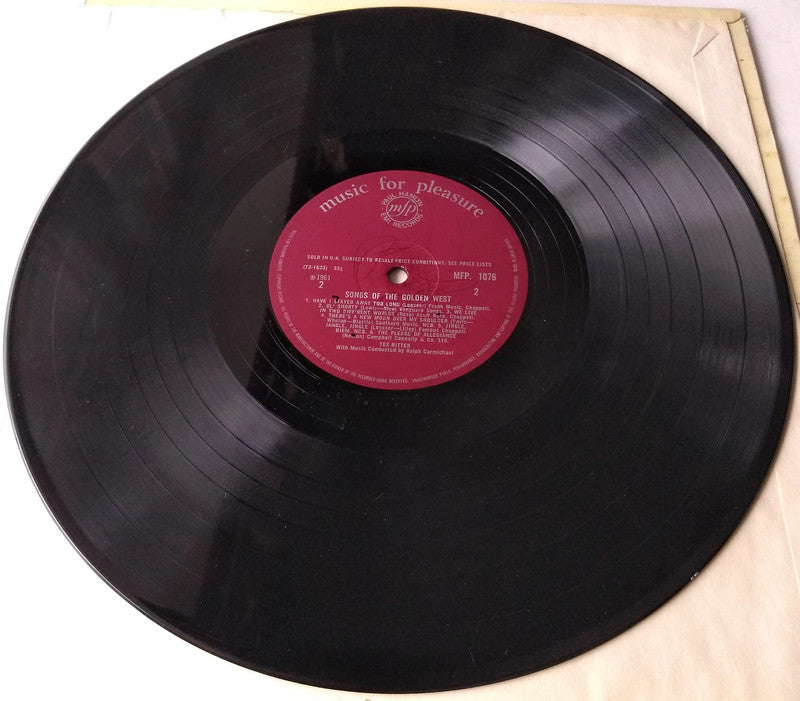 Tex Ritter - Songs Of The Golden West LP