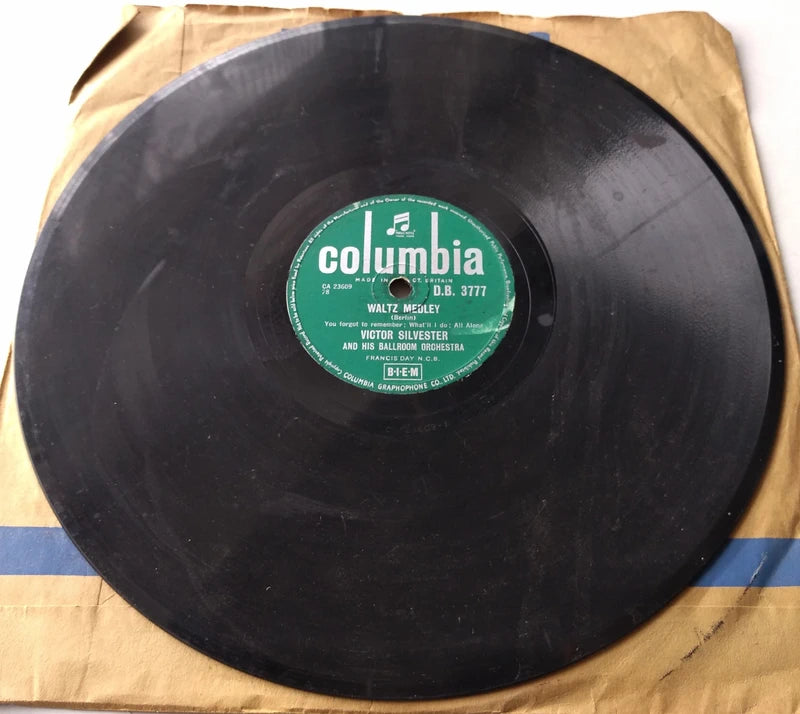 Victor Silvester And His Ballroom Orchestra – Come Next Spring / Waltz Medley (Columbia 1956) 10" shellac G+/-