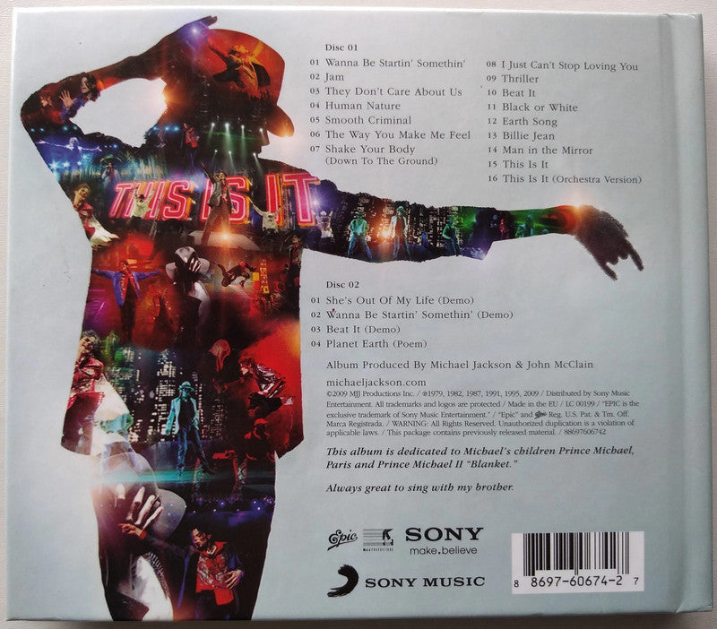 Michael Jackson - This Is It CD souvenir edition