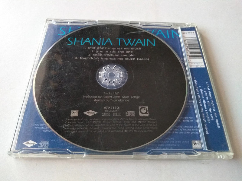 Shania Twain - That Don't Impress Me Much CD2 single