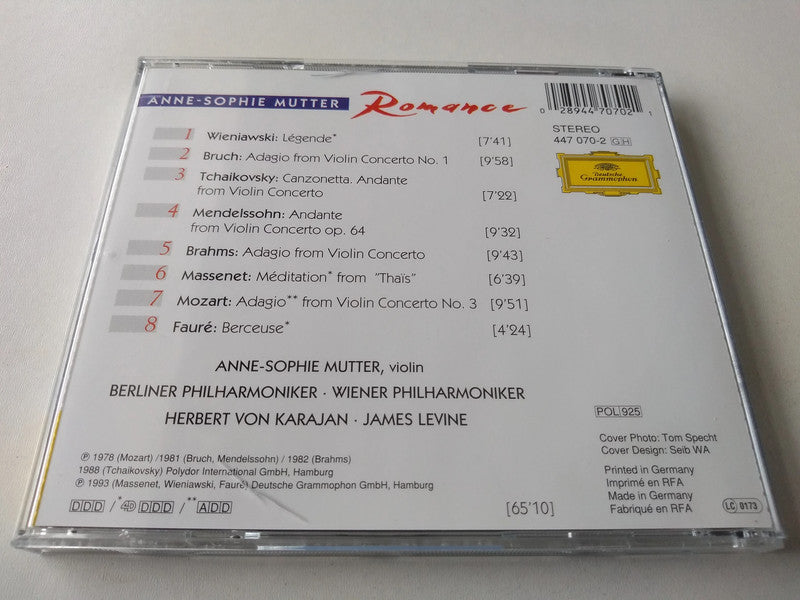 Anne-Sophie Mutter - Romance CD album