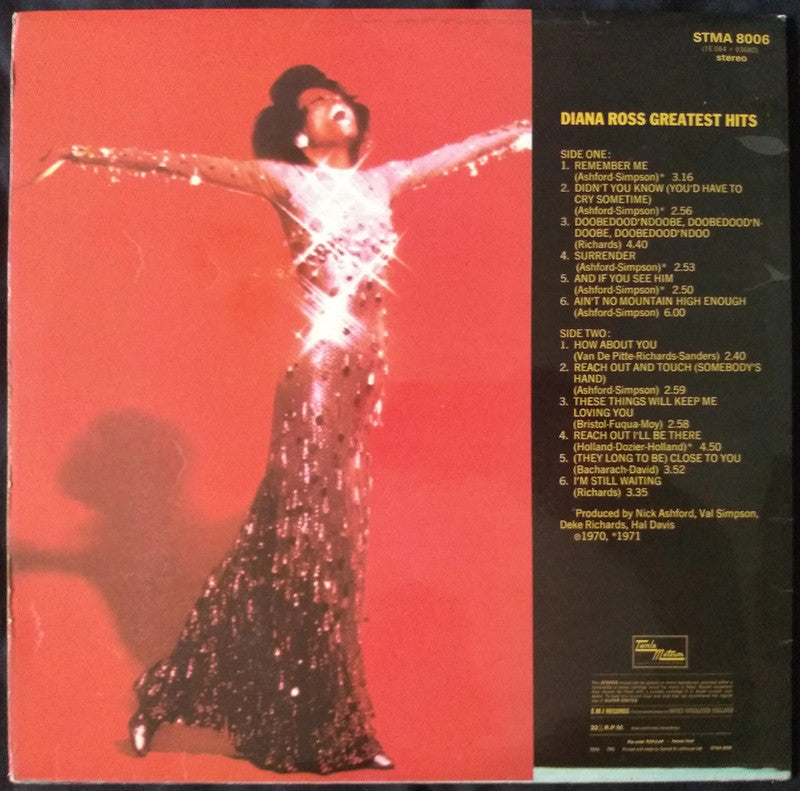 Diana Ross - Greatest Hits LP