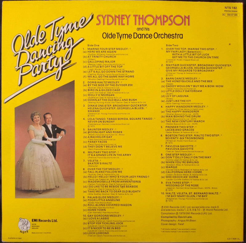 Sydney Thompson - Olde Tyme Dancing Party LP