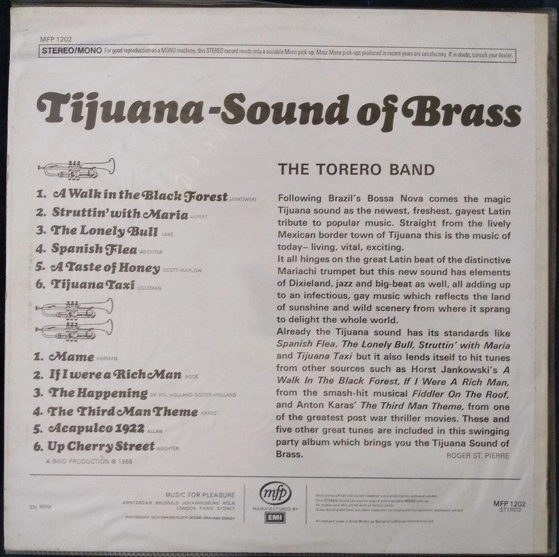 The Torero Band - Tijuana - Sound Of Brass LP