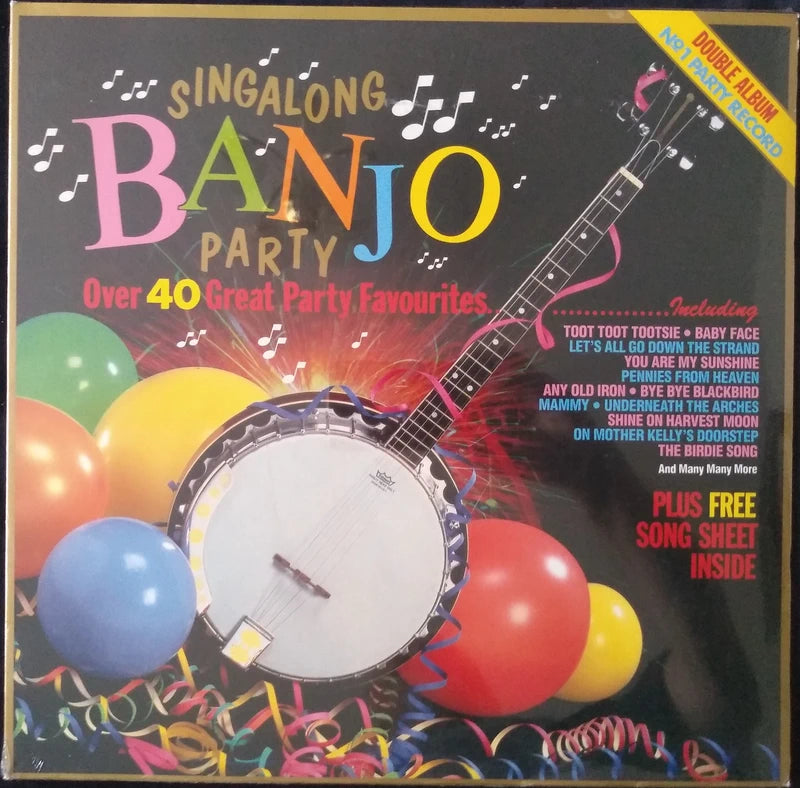 Unknown Artist ‎– Singalong Banjo Party (Platinum Music 1983) 2x12" vinyl LP new