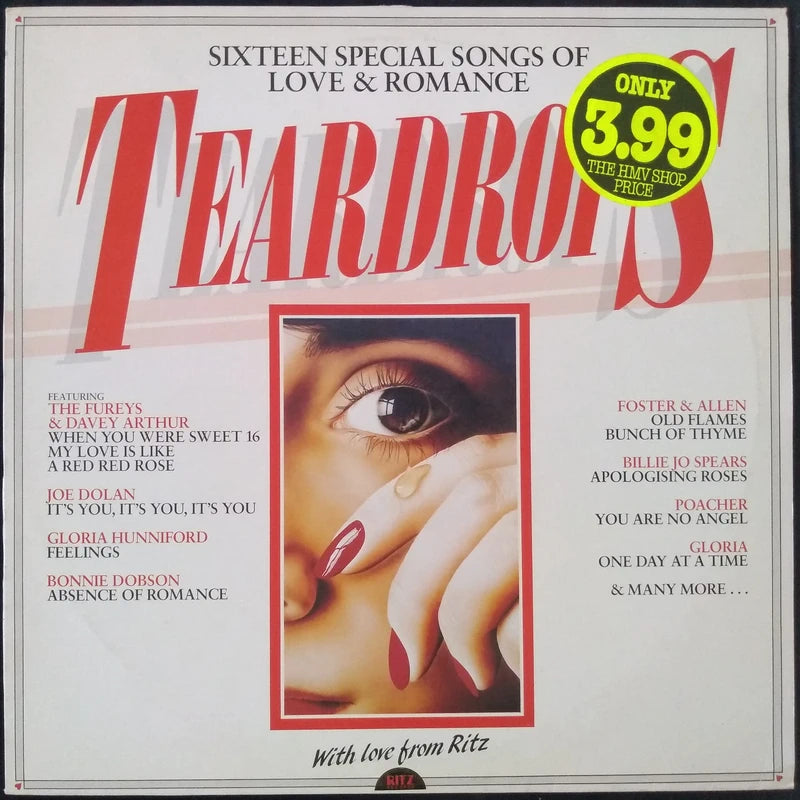 Various – Teardrops (Ritz 1983) 12" vinyl LP VG/VG