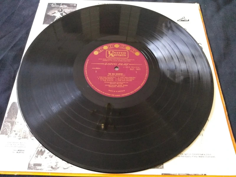 Jerome Moross - The Big Country (UA 1964) 12" vinyl LP VG/VG