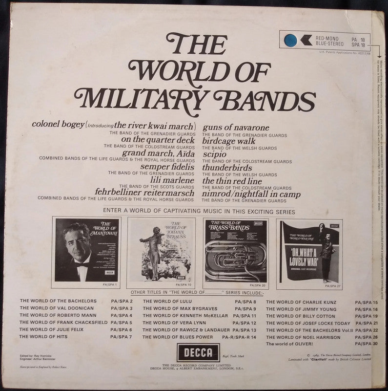 Various - The World Of Military Bands LP