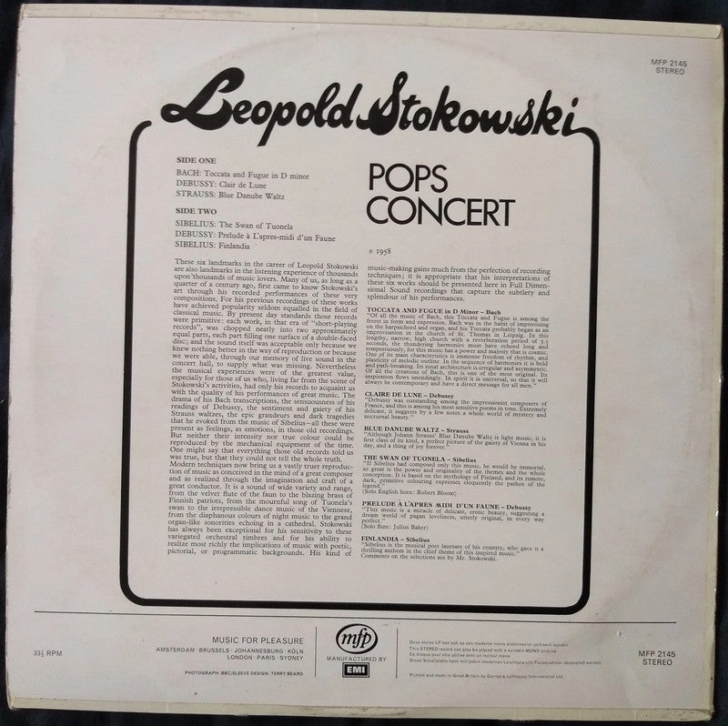 Leopold Stokowski – Pops Concert LP