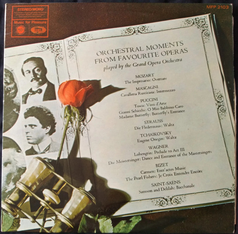 Grand Opera Orchestra - Orchestral Moments From Favourite Operas LP