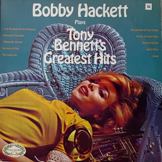 Bobby Hackett ‎– Plays Tony Bennett's Greatest Hits (Hallmark) 12" vinyl LP VG/VG