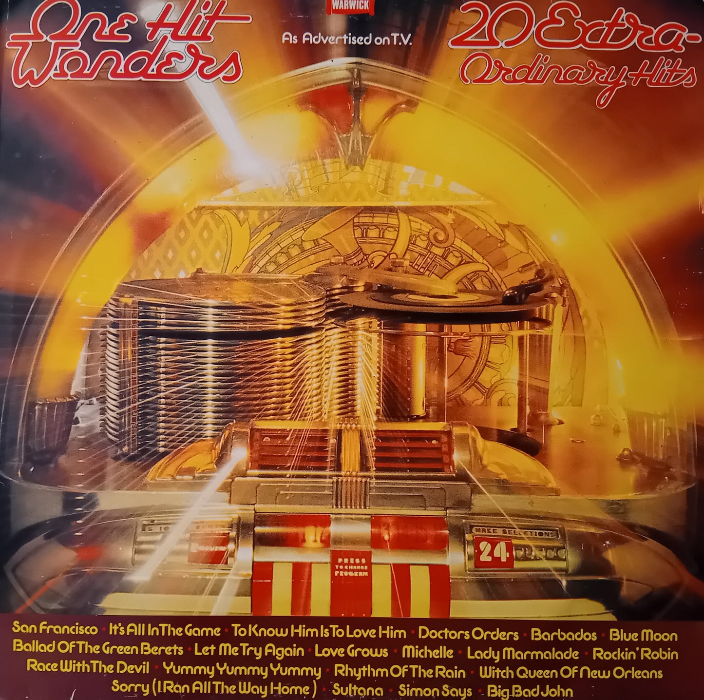 Album cover with a vintage record player and gold record, featuring text and branding.