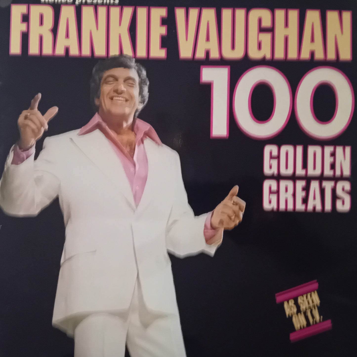 Frankie Vaughan ‎– 100 Golden Greats (Ronco 1977) 2x12" vinyl LP VG/VG